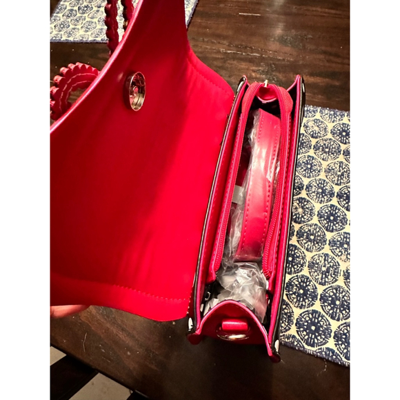 Unique Vintage Red & Black Polka Dot Handbag’s - Picture 4 of 4